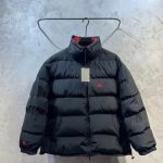 Balenciaga Cotton-Padded Coat Red Cotton Down