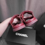 Chanel Shorts Red Denim Easy To Match