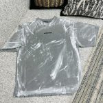 Balenciaga Short-Sleeved Shirts Red Cotton Pure