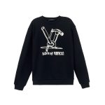 Louis Vuitton Hoodie Color Cotton Pure Wool