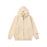 Fear Of God Jacket Black Fleece Ribbed Fabric