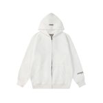Fear Of God Jacket Black Fleece Ribbed Fabric