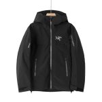 Archaeopteryx Jacket Red Gore-Tex Goose Down Mesh Outdoor Waterproof Patch Zippered Pocket