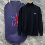 Moncler Outerwear Red Wool Blend Winter Embroidery