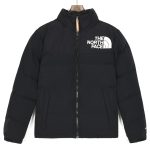 North Down Jacket Red Cotton Duck Polyester Plain Weave Spring Embroidery