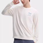 Fila Long-Sleeved Shirts Ash Cotton Autumn Slim Fit