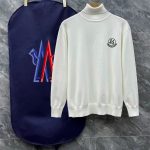Moncler Outerwear Red Wool Blend Winter Embroidery