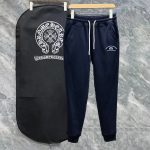Chrome Hearts Sweatpants Black Winter Side Pockets