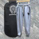 Chrome Hearts Sweatpants Black Winter Side Pockets