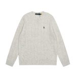 Ralph Lauren Sweater Red Cotton Wool Blend Cable Knit Easy To Match