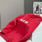 North Hoodie Red Fleece