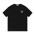 Loewe Short-Sleeved Shirts Ash Cotton Simple And Elegant