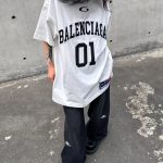 Balenciaga Short-Sleeved Shirts Color Cotton Pure