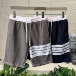 Thom Browne Shorts Blue Mesh