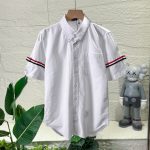Thom Browne Short-Sleeved Shirts Brown Spring Summer