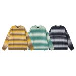 Stussy Sweater Yellow Streetwear Gradient Print