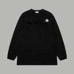 Moncler Long Sleeves Red Cotton Pure