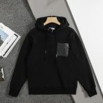 Loewe Hoodie Green Cotton Pure Autumn Early