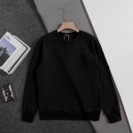Louis Vuitton Sweatshirt Red Cotton Pure Double Needle Stitching Embroidery