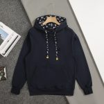 Louis Vuitton Hoodie Blue Cotton Pure