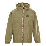 Burberry Coats Red Nylon Fabric Patch