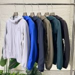 Toms Coat Green Cotton Nylon Fleece Lace Adjustable Drawstring Autumn Winter Late Early Patch