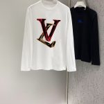 Louis Vuitton Cotton Long-Sleeved T-Shirt For Fall