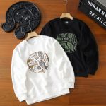 The North Face Long-Sleeved Black Cotton Autumn Winter