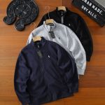 Ralph Lauren Jacket Black Autumn Winter 3D Cutting Embroidery