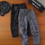 Archaeopteryx Trousers Red Polyester Quick-Drying Autumn Winter Embroidery