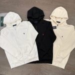 Ralph Lauren Jacket Red Cotton Soft Polyester Fleece