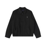 Ralph Lauren Coat Green Cotton Pure Streetwear Embroidery
