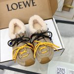 Loewe Athletic Shoes Color Fleece Running Winter