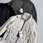 Descente Coat Green Duck Down Suitable For All Body Types Autumn Winter Patch