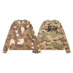 Stussy Long-Sleeved T-Shirt Yellow Autumn