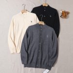 Hazzys Sweater Black Down Acrylic Autumn Embroidery