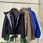 Descente Outerwear Blue Down Fleece