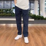 Prada Ruler Green Woven Fabric Relaxed Fit Autumn