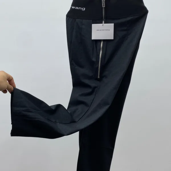 Alexander Wang Casual Trousers Red Eva Jacquard Autumn Winter Early