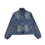 Ralph Lauren Coat Blue Autumn Mid-Autumn Embroidery