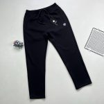 Descente Trousers Red Fleece Fabric