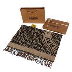 Burberry Scarf Brown Eva Lace High-End Quality Sophistication