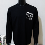 Moncler Long-Sleeved T-Shirt Ash Cotton Pure Relaxed Fit