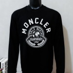 Moncler Long-Sleeved T-Shirt Ash Cotton Pure Relaxed Fit