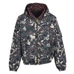 Louis Vuitton Coat Red Nylon Rubber Jacquard Fabric Blind Stitching