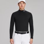 Descente Long-Sleeved T-Shirt Blue Cashmere Autumn Winter