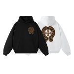 Chrome Hearts Hoodie Black Retro Logo