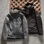 Archaeopteryx Coat Ash Cotton Down Winter Embroidery Windproof Cuffs
