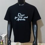 Dior Short-Sleeved T-Shirt Ash Cotton Pure Foam Printing 3D Logo