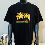 Stussy Short-Sleeved Shirts Black Cotton Pure Spring Summer